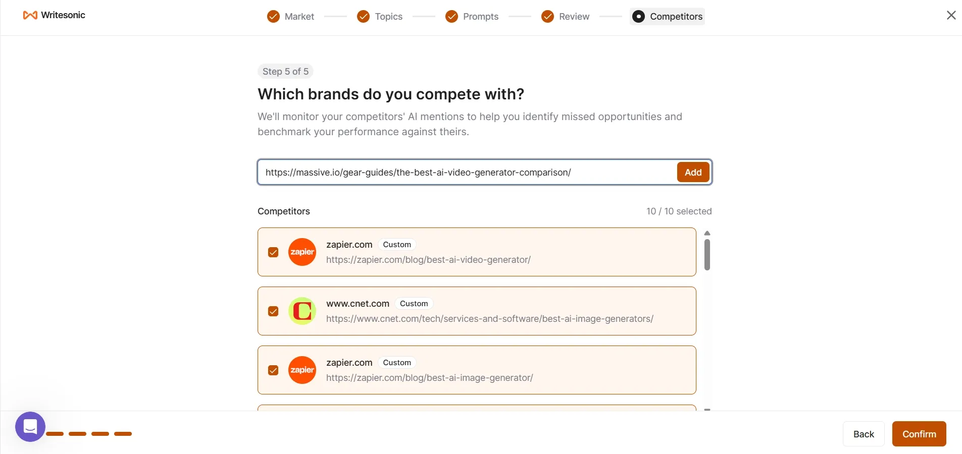 Which brand do you compete with