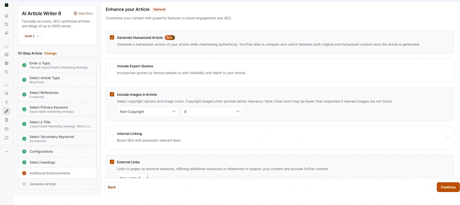 Enhance your article