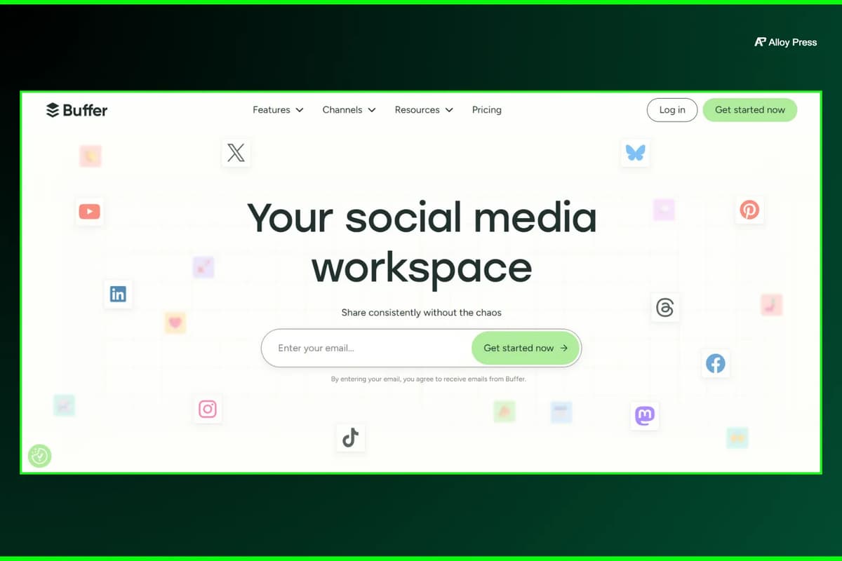 Buffer Home Page Image