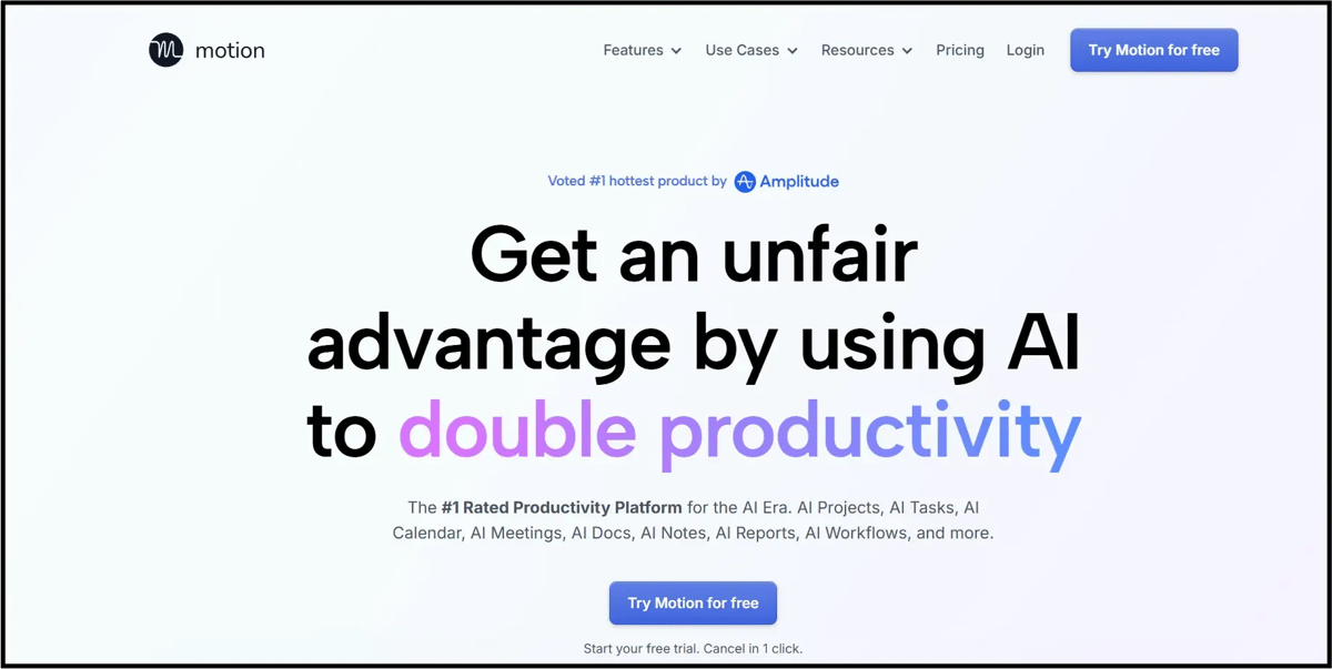 Motion Home Page Image