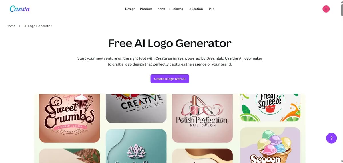 Canva Free AI Logo Generator Image