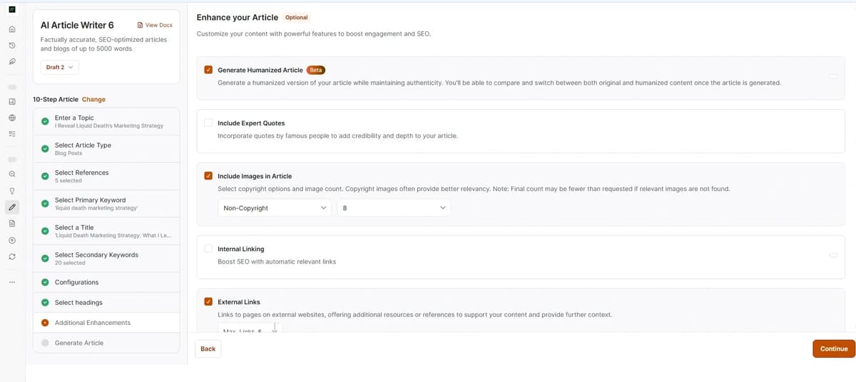 Enhance your article