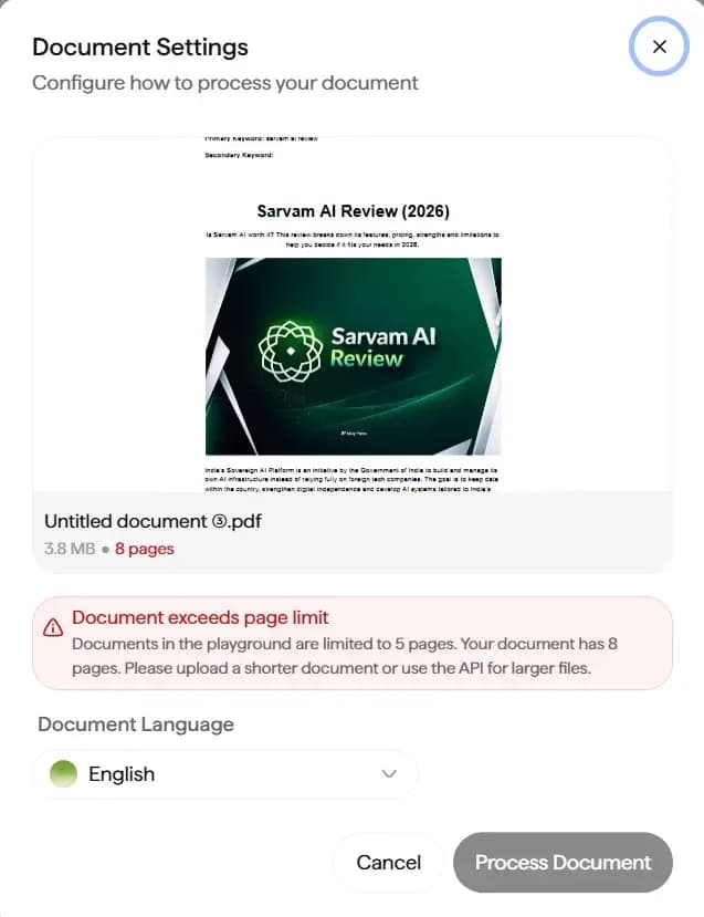 Document Settings